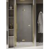 New Trendy New Soleo Light Gold sprchové dvere 80 cm skladané zlatá lesklá/priehľadné sklo D-0462A
