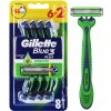 Jednorazový holiaci strojček Gillette Blue 3 Plus Sensitive 8 ks (6+2)