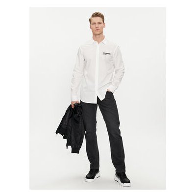 Armani Exchange košeľa slim fit 3DZC26 ZNXLZ 1116 biela