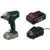 Parkside® Aku rázový uťahovák Pdssa 20-Li B2 + Smart akumulátor 20 V/4 Ah Paps 204 B1 + Rýchlonabíjačka 20 V/4,5 A PLG 20 C3 (800012987)