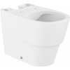Roca Tura wc misa stojace bez oplachovacieho kruhu biela lesklá A342697S00