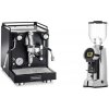 La Pavoni Cellini Classic, black + Eureka Helios 75, chrome