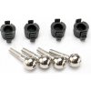 Traxxas guľové čapy s plastovým uváverom (4) (TRA7033,TRX7033)
