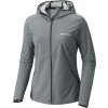 Dámska softshellová bunda Columbia, HEATHER CANYON HOODDED JACKET tmavo sivá,biela L