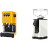 Gaggia New Classic E24, yellow + Eureka Mignon Silenzio, BL white