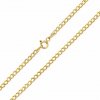 Silvego Zlatá retiazka Curb Pancr zo žltého zlata s brúsenými očkami - 2,7 mm FNN1193NGY