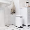 Songmics Odpadkový kôš 10 l biely