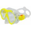 Šnorchlovací set 3 v 1, DETSKÝ, ŽLTÝ, obsahuje masku, plutvy a šnorchel