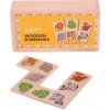 Bigjigs Toys Dřevěné domino safari