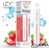 IZY VAPE ONE+ Strawberry Ice 0 mg 1000 poťahov jednorazová elektronická cigareta