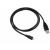 Kabel C-TECH USB 2.0 AM/Micro, 2m, černý