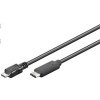 PremiumCord ku31cb06bk USB-C/male - USB 2.0 Micro-B/Male, 0,6m, černý