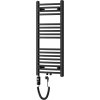 Mexen Ares, elektrické vykurovacie teleso 900 x 400 mm, 300 W, čierna, W102-0900-400-2300-70