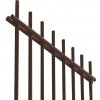EKOfence Zváraný plotový panel N2D 2500x1630mm D5/4/5mm hnedá 15772