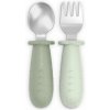 SUAVINEX | Lyžička a vidlička SUAVINEX | Lyžička a vidlička COLOUR ESSENCE zelená