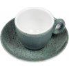 SABBIA zelená šálka s podšálkou Veľkosť: 7cl na ESPRESSO