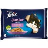 Felix Fantastic Junior s kuraťom a lososom v želé 4× 85 g