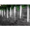 MagicHome Reťaz Icicle 352 LED studená biela 16 cencúľov vodopádový