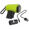 Pevný nylonový USB zásobník na vrecká na trus pre psov s LED baterkou a kovovou karabínou Nobby Tidy