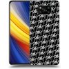 Picasee silikónový čierny obal pre Xiaomi Poco X3 Pro - Separ - White On Black 2