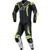 Jednodílná kombinéza GP TECH V5, ALPINESTARS (černá/bílá/žlutá fluo, vel. 48)