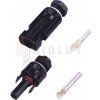MC4 konektor (zástrčka a zásuvka) solárny panel 4 / 6mm2 IP67