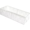 Compactor Úložný organizér do zásuvky TEX – košík L, 30 × 12 × 7 cm, biely