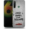 Picasee silikónový čierny obal pre Realme 6i - Grey Drift