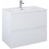Elita Split skrinka 80x45.8x63.5 cm závesná kúpeľňová skrinka pod umývadlo biela RE010800058060