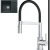 Set RS Franke Maris MRG 611-62 + Franke FC 6085 Lina (onyx + chróm/čierna)