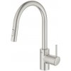 Drezová batéria GROHE Concetto New s vyťahovacou sprškou supersteel 31483DC2