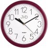 Nástenné hodiny JVD odtiene červenej 25cm