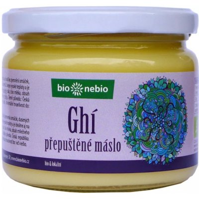 BioNebio Bio Prepustené maslo ghí České Bio 330 ml