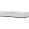 Decodom MANHATT B 11 BIE/TRU KOMPL MTRU 5236716 - skrinka na TV, Biela arctic / Biela arctic vysoký lesk / Dub pílený truffel