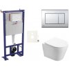 Cenovo zvýhodnený závesný WC set SAT do ľahkých stien / predstenová montáž + WC SAT Infinitio SIKOSSIN21