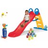 Smoby set šmykľavka Funny Toboggan 2 metrová a športová hra Plechovková pyramída s golfovým vozíkom 820401-25