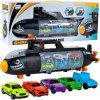 Majlo Toys Ponorka s autíčkami a helikoptérou Shark Submarine