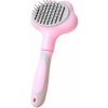 Nuxie 2706 Samočistiaca kefa na psy a mačky Hair Brush ružová