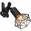 Globo | Globo 54802SK - Nástenná lampa s klipom XARA I 1xE14/40W/230V čierna | GL7256