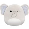 Squishmallows Cherish – žmurkajúci sivý slon s trblietavými ušami 191726781363