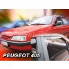 Deflektory na Peugeot 405 sedan, 4-dverová (+zadné)
