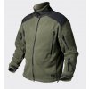 Helikon-Tex flisová bunda LIBERTY - dvojitý flis 390g - OLIVA/ČIERNA (Hrubá flisová bunda Helikon-Tex Liberty Jacket - Double Fleece 390g Vám zabezpečí optimálny tepelný komfort počas chladných dní)