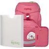 Ergobag Školský set prime Eco Pink batoh+peračník+dosky