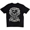 Motorhead - Crossed Swords England Crest (Black) (tričko) Medium