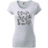 Horolezecké karabíny - Dámske tričko Pure - 2XL ( Svetlosivý melír )