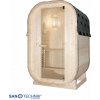 Sanotechnik Lindholm fínska vonkajšia sudová sauna pre 1-2 osoby, 128,2x120x194cm