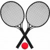 Sada SOFT TENIS SEDCO - farebná černá