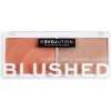 Revolution Relove Colour Play Blushed Duo Blush & Highlighter paletka s rozjasňovačom a lícenkou Queen 5,8 g