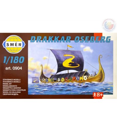 Směr Model loď Drakkar Oseberg stavebnice lodě 1:180