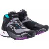 Boty STELLA CR-X DRYSTAR, ALPINESTARS, dámské (černá/šedá/fialová/tyrkysová, vel. 37)
